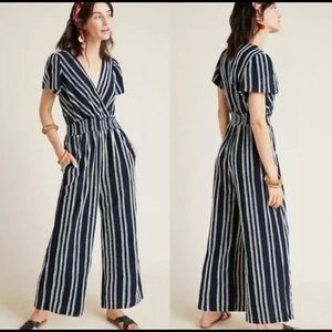 Dolan Anthropologie Canovas one piece textured Jumpsuit